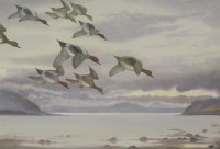 Lot 358 - Philip Rickman (1891-1982)
DUCKS OVER A LOCH
Signed l.l.