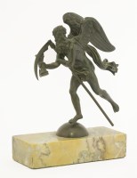 Lot 116 - A bronze watch stand