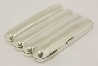 Lot 44 - An Edward VII silver cigar case