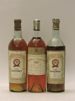 Lot 187 - Assorted Sauternes to include: Château Rieussec