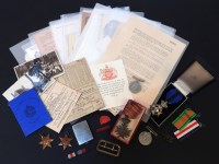 Lot 1246 - Various World War II memorabilia