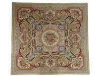 Lot 1829A - An Aubusson needlework carpet