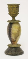 Lot 81 - A Blue John candlestick