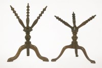 Lot 83 - Two mahogany cats
