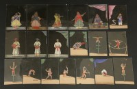 Lot 215 - Indian School: mica paintings