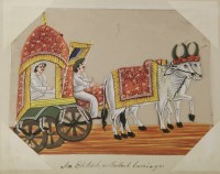 Lot 216 - Indian School: mica paintings