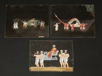 Lot 220 - Indian School: mica paintings