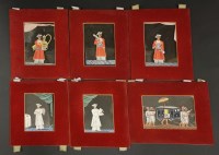 Lot 223 - Indian School: mica paintings