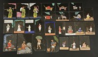 Lot 229 - Indian School: mica paintings