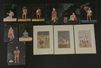 Lot 230 - Indian School: mica paintings