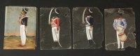 Lot 233 - Indian School: mica paintings
