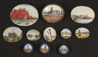 Lot 246 - Eleven South Indian miniatures on ivory