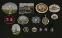 Lot 252 - A collection of sixteen various Indian miniatures on ivory
