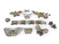 Lot 1198 - A collection of filigree jewellery