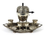 Lot 1266 - An Britannia plate egg coddler
James Dixon & Sons