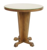 Lot 178 - An Art Deco walnut lamp table