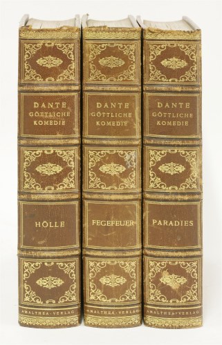 Lot 237 - Dante Alighieri; Franz Von Bayros(ill): Die Göttliche Komödie - La Divina Comedia; German & Italian text
