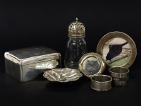 Lot 1264 - A hallmarked silver cigarette box