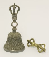 Lot 4 - A bronze ritual ghanta