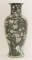 Lot 62 - A famille noire vase