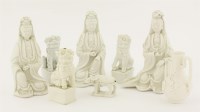 Lot 54 - A group of blanc de Chine
