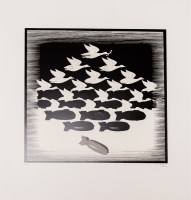 Lot 1500 - Panic
PEACE AND WAR
Screenprint with varnish