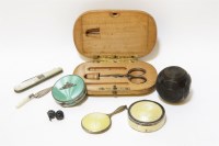 Lot 81 - Two silver and enamel compacts