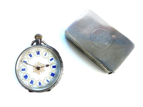 Lot 61 - A silver vesta case