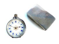 Lot 61 - A silver vesta case