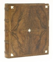 Lot 89 - A walnut book box