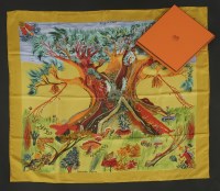 Lot 1056 - An Hermès silk scarf