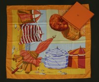 Lot 1057 - An Hermès silk scarf