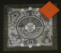 Lot 1058 - An Hermès silk scarf