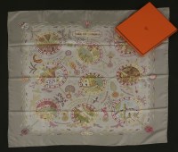 Lot 1067 - An Hermès silk scarf