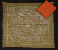 Lot 1075 - An Hermès silk scarf