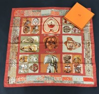 Lot 1078 - An Hermès silk scarf