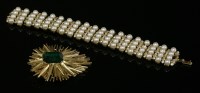 Lot 1024 - A Trifari bracelet