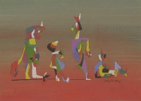 Lot 160 - Conroy Maddox (1912-2005)
NUPTUAL DANCE
Signed and dated '38 l.r.