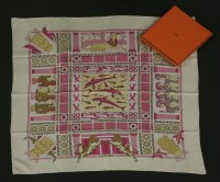 Lot 258 - An Hermès silk scarf
