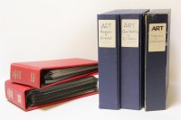 Lot 108 - Three albums of art thematic stamps