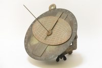 Lot 187 - Cole pattern brass sun compass