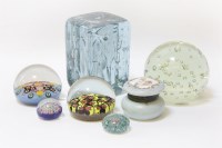 Lot 182 - A Monart millefiori paperweight