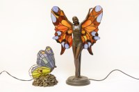 Lot 211 - An Art Nouveau style figural table lamp