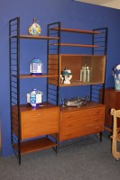 Lot 589 - A Ladderax shelving system