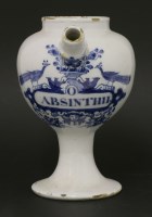 Lot 10 - A Dutch Delft blue and white wet drug jar