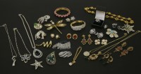 Lot 1554 - A pair of Trifari clip-on earrings