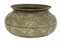 Lot 44 - An Arts & Crafts brass jardinière