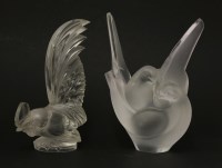 Lot 169 - A Lalique cockerel