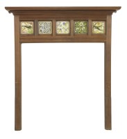 Lot 39 - A walnut fire surround