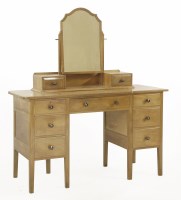 Lot 276 - A walnut dressing table